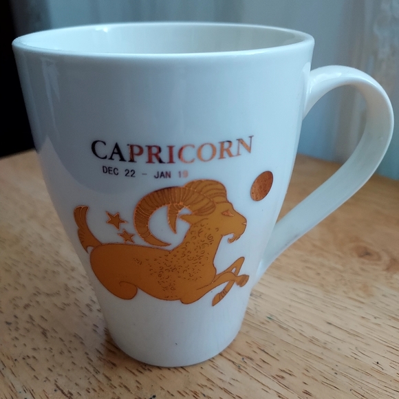 Capricorn Zodiac Goat coffee tea cup mug by Dynamic gifts - Picture 1 of 7